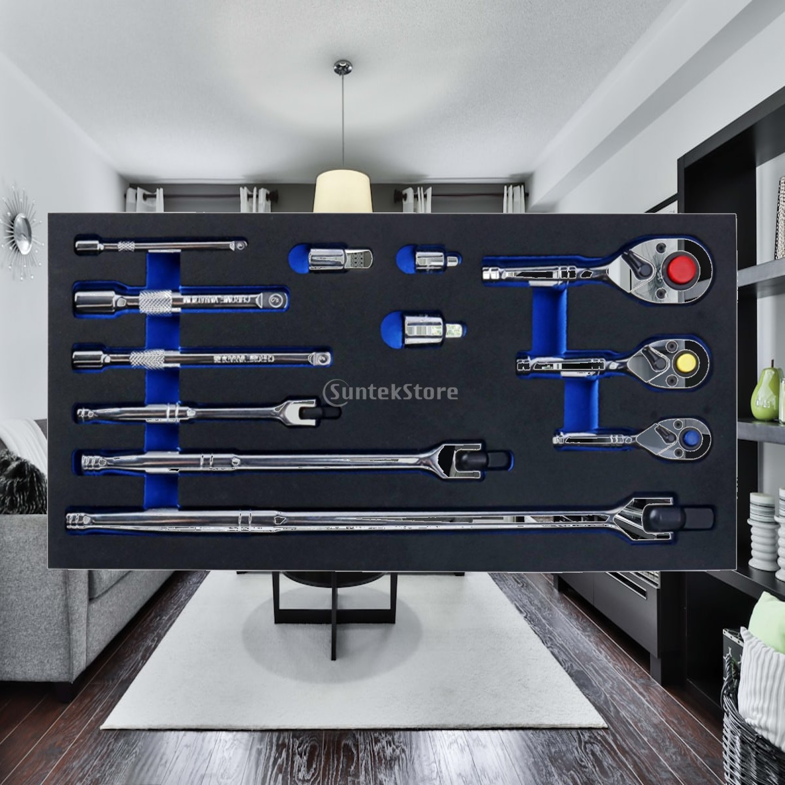 Socket Set - Набор из 12 инструментов с трещоткой