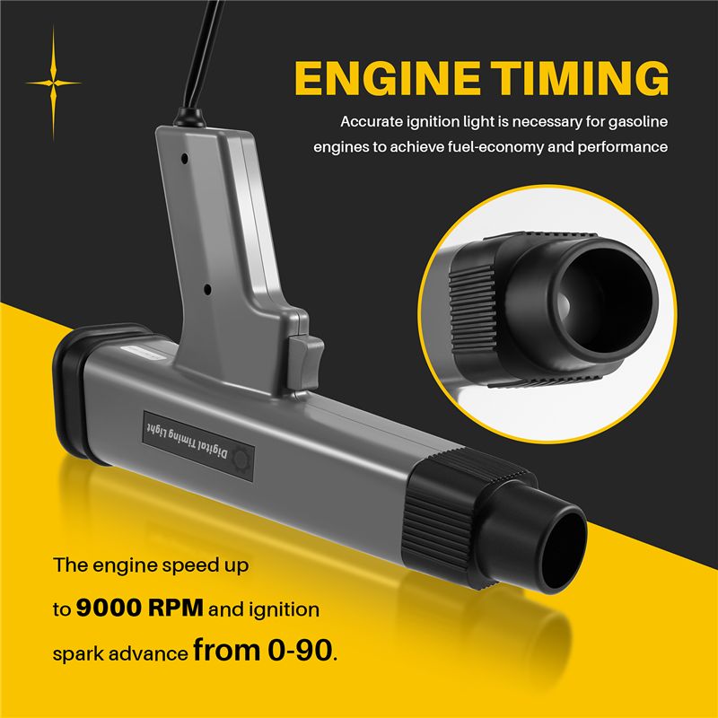 Цифровой индикатор фаз ГБЦ A22 – обзор и цена Timing Light Gun
