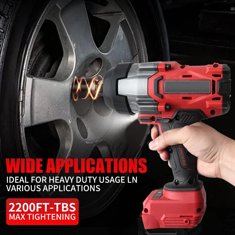 Беспроводной ударный гайковерт – обзор и цена Torque Wrench